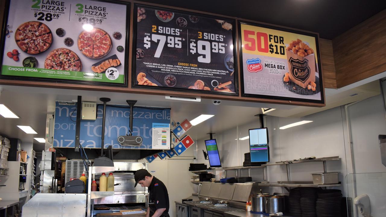 Domino's Gympie is back open for business after undergoing a major renovation to increase the kitchen size. Photo: Kristen Camp