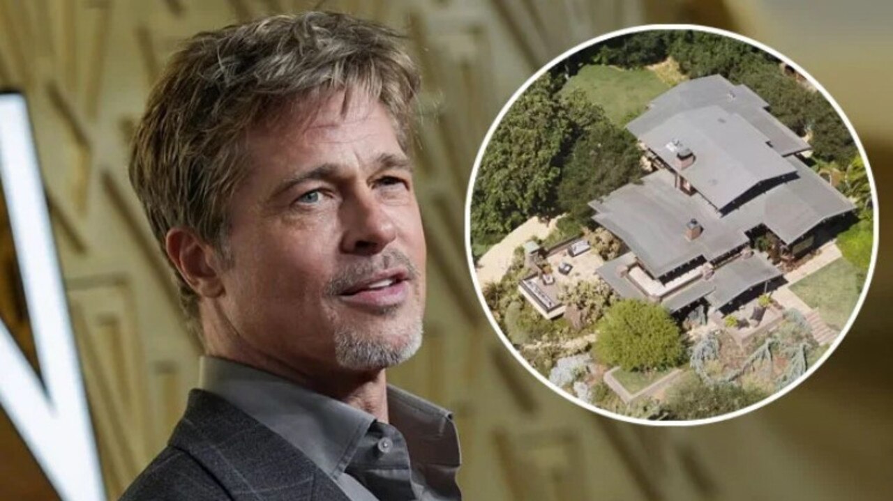 Brad Pitt made big money on the sale of his LA compound. Picture: Google Earth