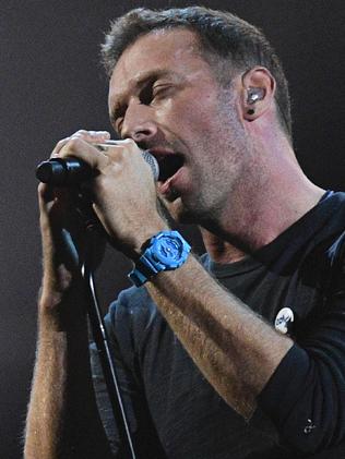 Chris Martin of British band Coldplay will be at the concert. Picture: AFP