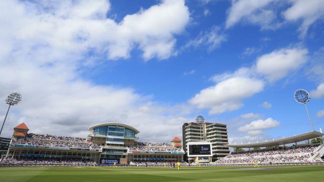 The scene at Trent Bridge. Picture: AFP