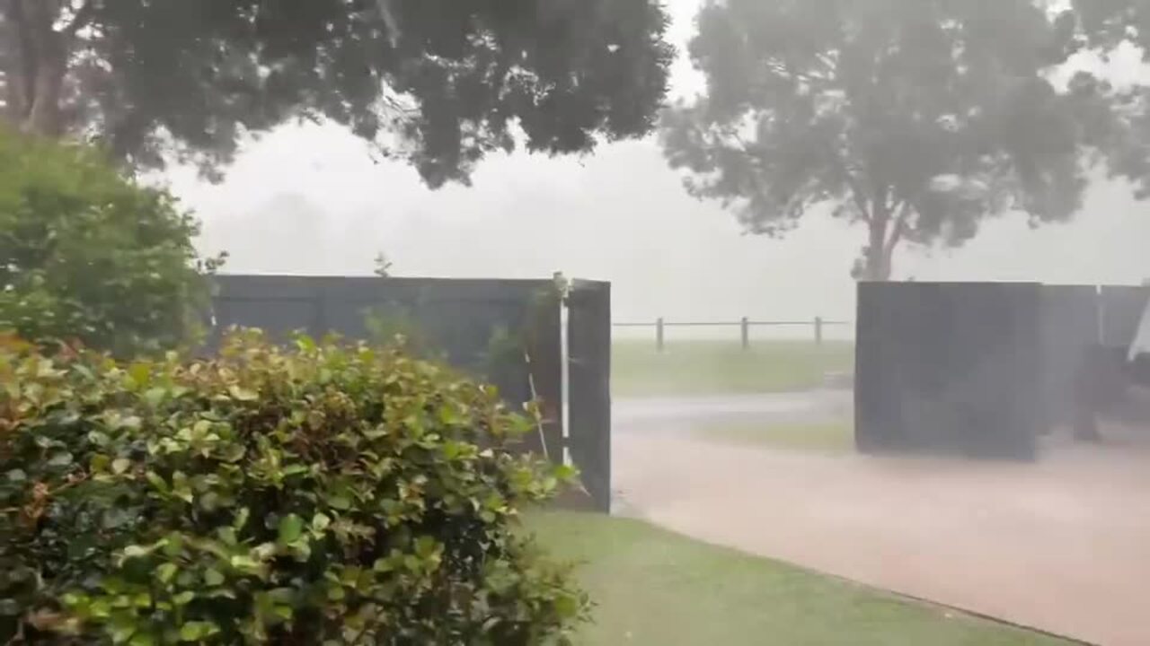 Rare hailstorm hits south Cairns suburbs