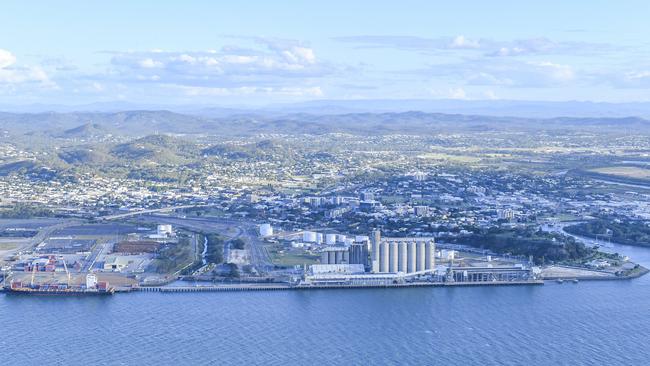 Aerial view of Gladstone.