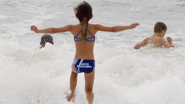 Kids aged from 9 to 13 will be able to take part in a special 500 metre swim as part of the ocean challenge event. Picture: Jenny Evans