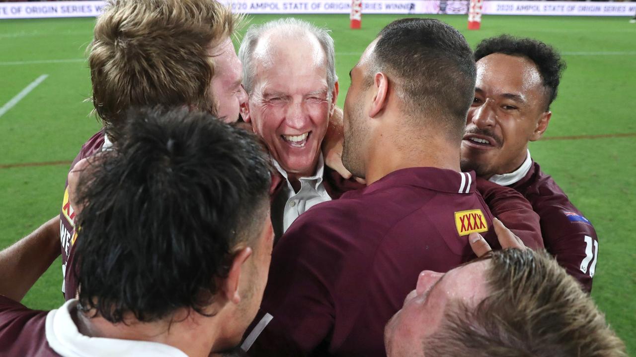 Wayne Bennett is adored by players, as evidenced by Queensland’s epic 2020 series boilover of the Blues.