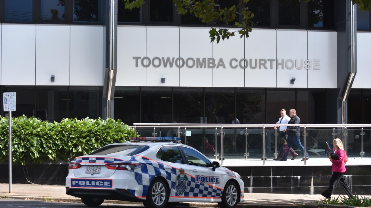 Senior Constable Andre Thaler leaving the Toowoomba Magistrates Court on Tuesday, April 4, 2024. Picture: News Regional media