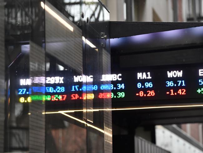 Utilities and industrial shares led gains in the first half hour of trade. Picture: AAP