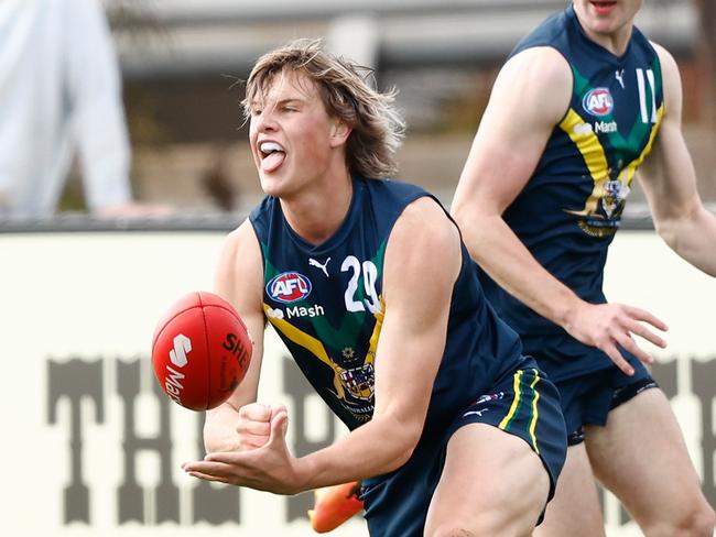 Josh Smillie looms as the No.1 pick in 2024. Picture: Michael Willson/AFL Photos via Getty Images