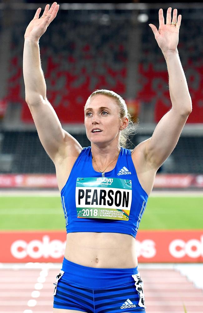 Sally Pearson won but knows a stronger effort is needed in April.