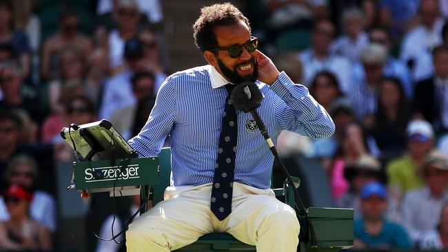 Chair umpire Kader Nouni is Wimbledon’s most unlikely sex symbol.