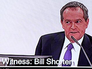 'You won’t get me, I’m part of the union': Bill Shorten buttons his lip.