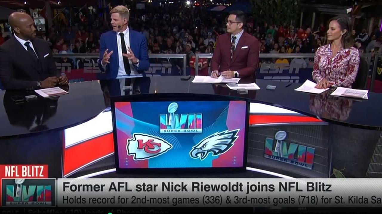 Nick Riewoldt on ESPN's coverage