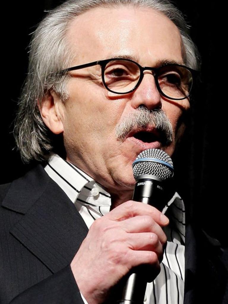 David Pecker, former, publisher of the National Enquirer, testified on Tuesday. PHOTO: STRINGER ./REUTERS