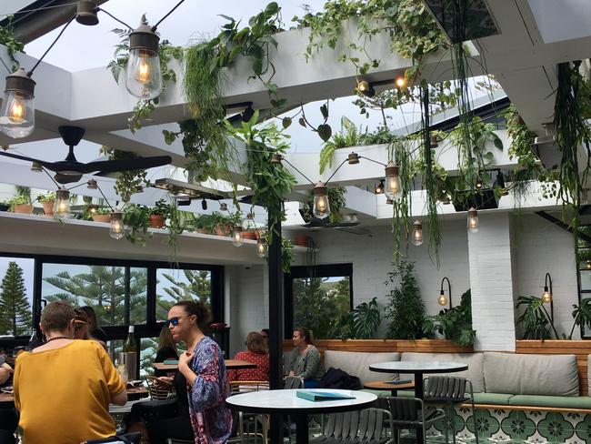 The rooftop bat at the Manly Greenhouse. Picture: Beverley Hudec, Manly Daily