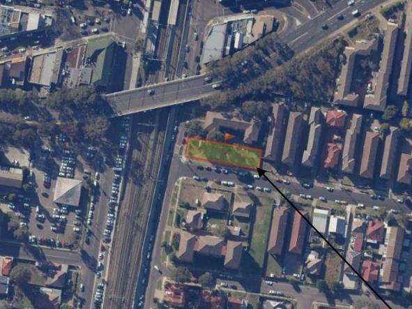 A map highlighting the location of the proposed development in Cabramatta. Picture: Planning documents