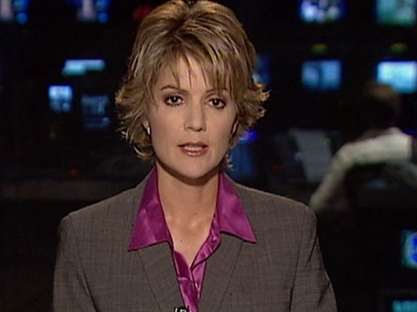 Sandra Sully on air during September 11 attacks. Picture: Supplied