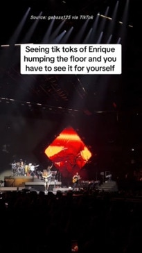 Enrique Iglesias' X-rated concert move goes viral
