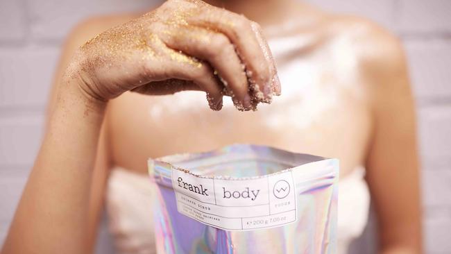 Frank Body Shimmer Scrub. Picture: Frank Body