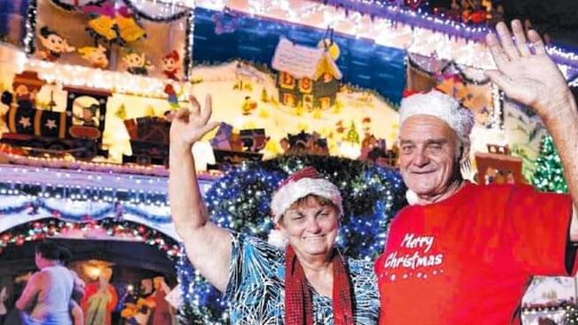 Proud owners Peter and Lauraine Overton at the front of their Quakers Hill home.