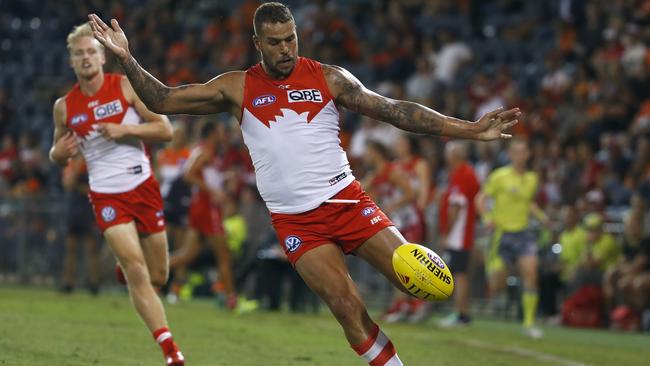 Lance Franklin looked great during the JLT Series. Picture: AAP Images