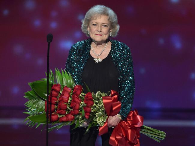 Betty White passed away on the final day of 2021. Picture: AFP