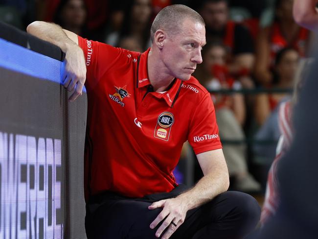 For John Rillie, the focus has been on the Perth Wildcats. That all changes on Thursday night. Picture: Getty Images