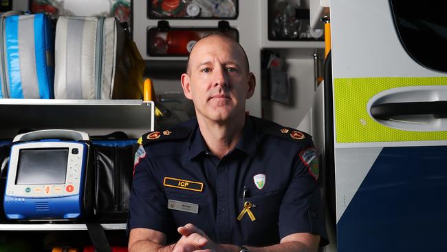 SUN TAS. Ambulance Tasmania chief Joe Acker at the Hobart station. Picture: Nikki Davis-Jones