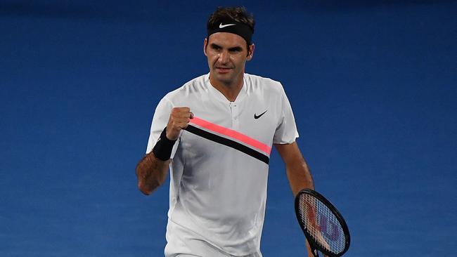 Roger Federer is enjoying some of the best results of his career. Picture: AFP Photo