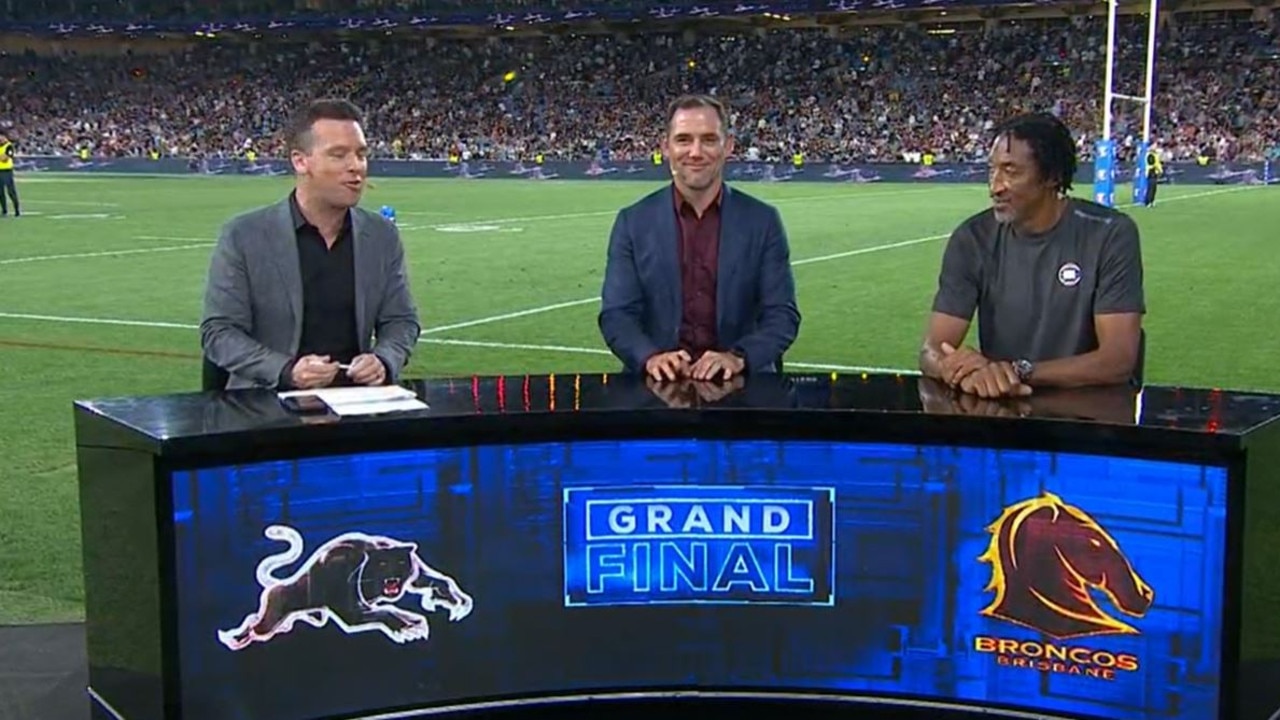 NRL Grand Final 2023: Scottie Pippen interview slammed by fans, Panthers vs  Broncos, video