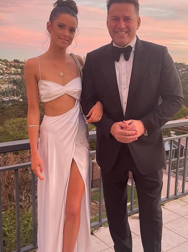 Karl Stefanovic with his daughter, Willow. Picture: Instagram.