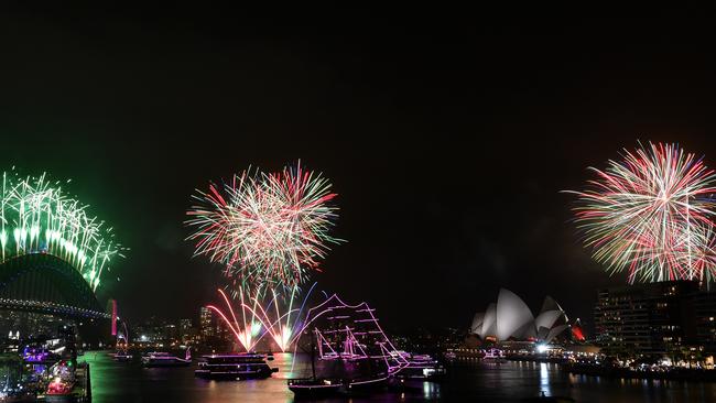 The City of Sydney Council said the fireworks display was the biggest yet. Picture: AAP.