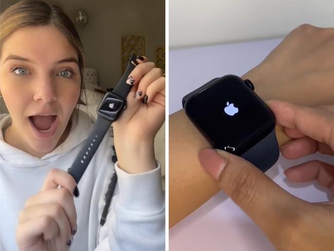 Save on the Apple Watch SE. Picture: TikTok/@secretlifeofmadisongrace, @paninimabs.