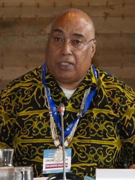 Solomon Islands’ permanent secretary for foreign affairs Collin Beck