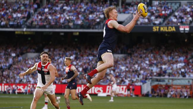 Clayton Oliver was the Demons’ best player. Picture: AAP