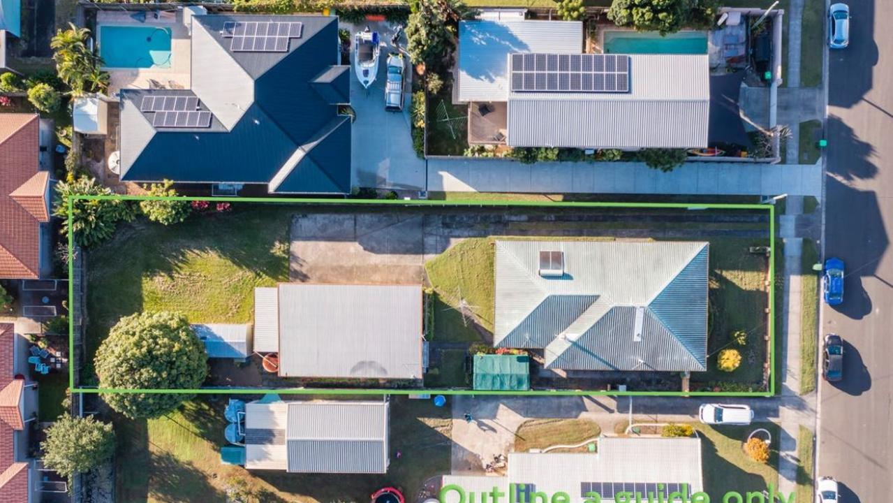 The property at 18 Yinni Street, Maroochydore, currently consist of one single-storey home.