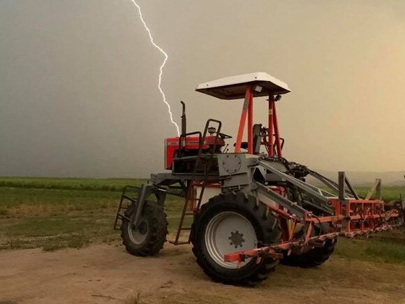 Storms also hit Marian, North Queensland. Picture: Dom Fordyce