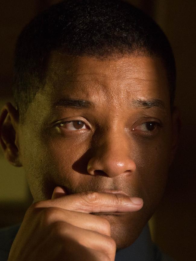 Surprise nomination ... Will Smith in a scene from Concussion. Picture: AP