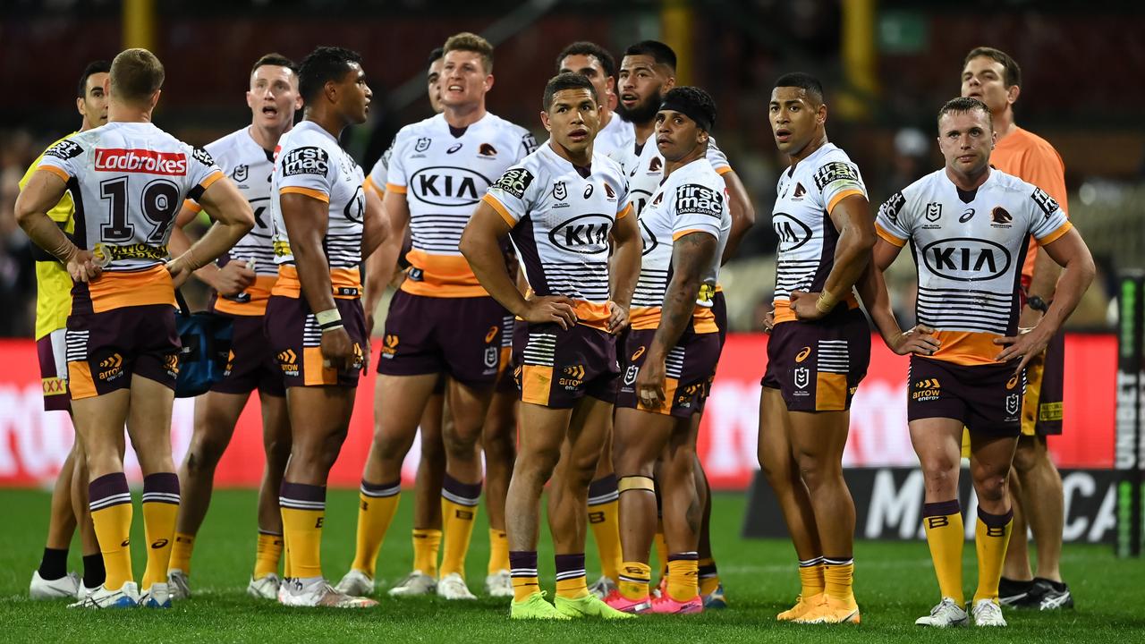 The Broncos’ actions don’t back up their words. Picture: Grant Trouville/NRL Photos