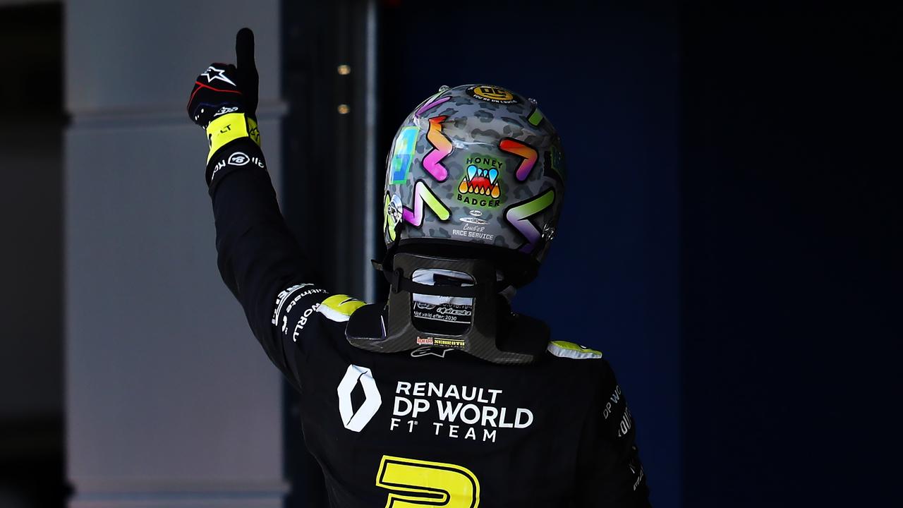 Daniel Ricciardo equalled his best Renault return.