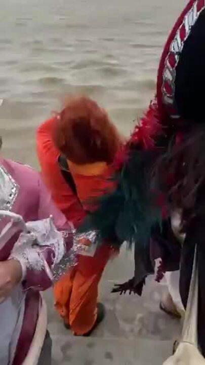 Wild Winds as Revellers Mark Mardi Gras Amid Tornado Watch