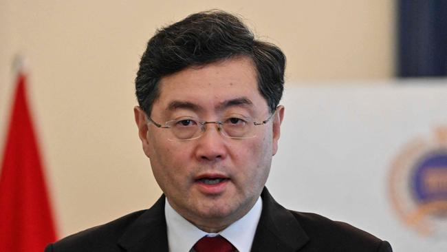 Chinese Foreign Minister Qin Gang. Picture: AFP