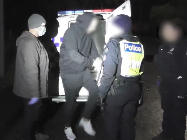 Police arrested nine people in the Mongols alleged drug trafficking raids. 29 year old Cobram man arrested,,