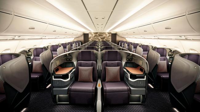 Business Class on A380 Singapore Airlines. Image Supplied.