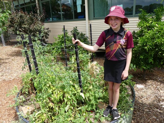 A budding environmentalist, Addison Fleischfresser has started and runs a garden club, an environmental group of adults within the school and wider community, a student friendly environmental group and 'nude food' day. Photo/Holly Cormack.