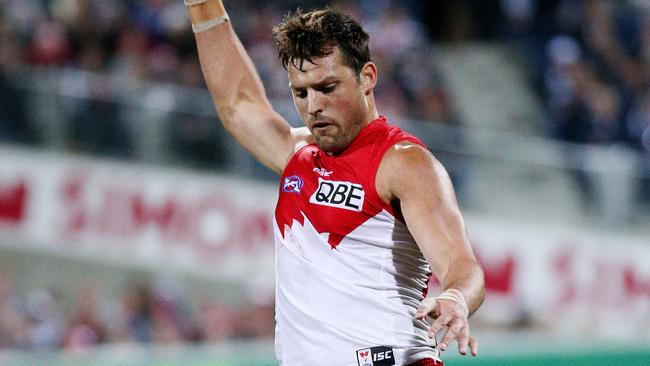 Sydney ruckman Toby Nankervis. Picture: Colleen Petch.