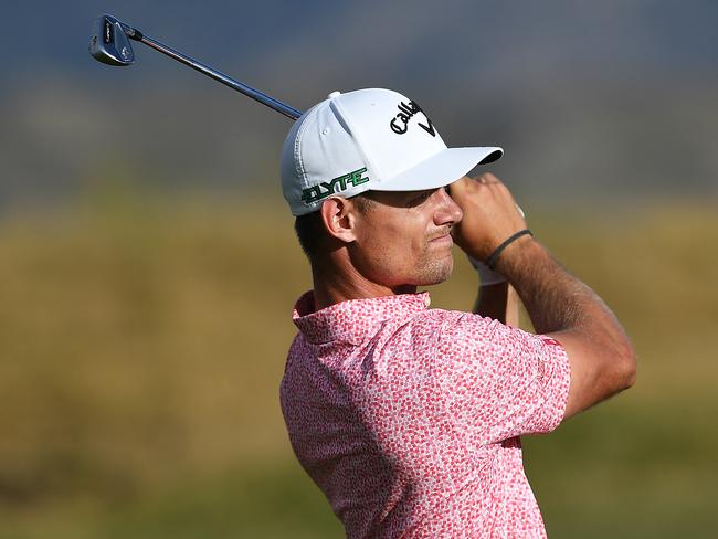 Australia's James Marchesani during the 104th New Zealand Golf Tournament. Picture: Chris Symes / www.photosport.nz