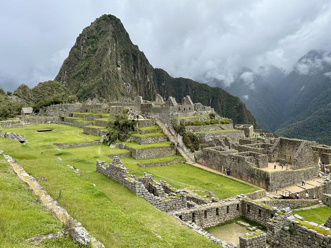 EMBARGOED FOR REVIEW -  January 2025.  A view of Machu Picchu Machu Picchu in Peru, which stands 2,430 m above sea-level, created by the Inca Empire. Picture: Troy Bramston