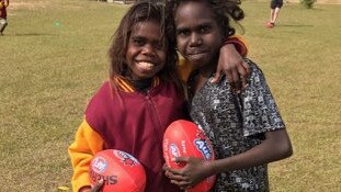 Footy is always played with smiles on faces