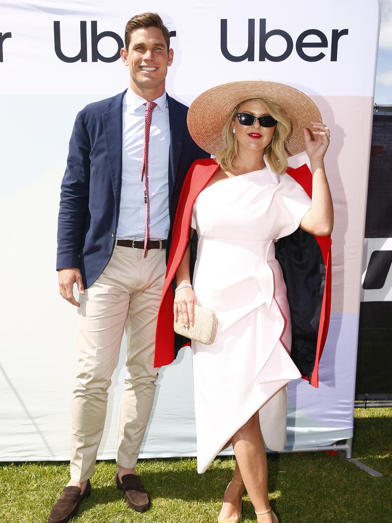 Tom Hawkins and Emma Hawkins. Picture: Getty Images