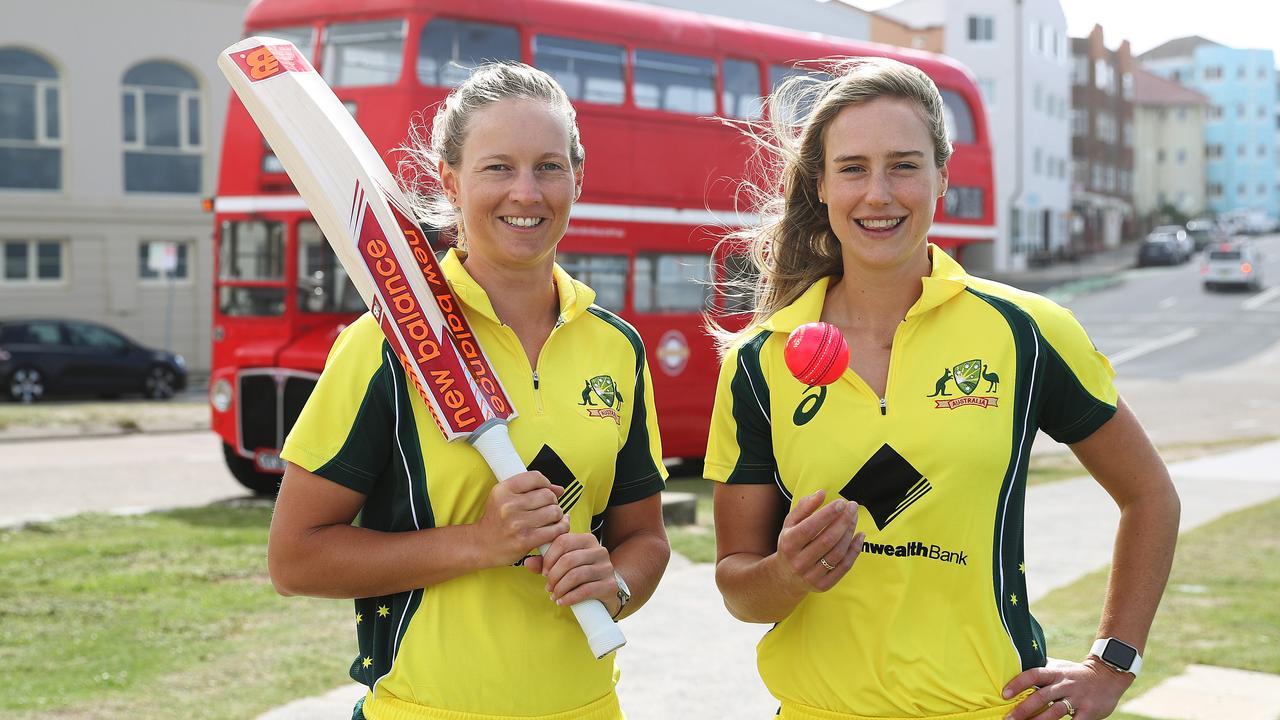 Meg Lanning and Ellyse Perry were part of Australia’s World T20 team. Photo: Brett Costello