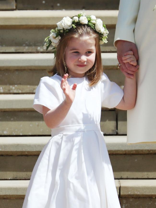 Another royal wave. Picture: AFP